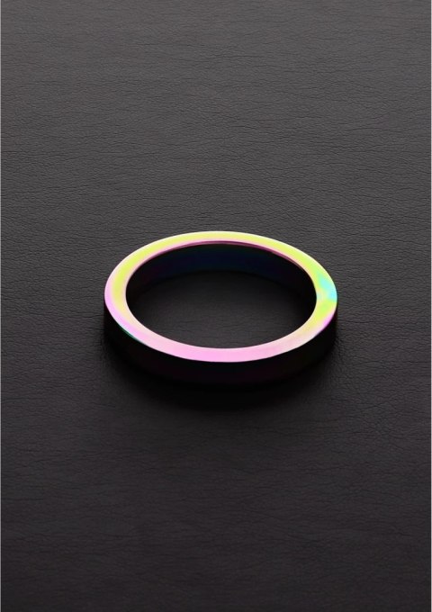 Steel - Pierścień płaski Rainbow stal nierdzewna 45 mm Steel - Pierścień płaski Rainbow stal nierdzewna 45 mm