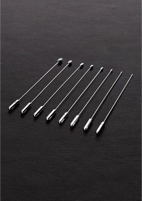 Steel Zestaw do sondowania - 8 elementow, stal nierdzewna, etui
