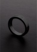 Steel żebrowany pierścień C stal nierdzewna złoty 0,4x2cm 10x50mm