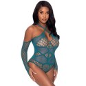 Magic Silk Body z długim rękawem czarny kolekcja Seamless uniwersalny