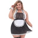 Magic Silk Dirty Duster Sukienka Dress Up Plus Size z koronką
