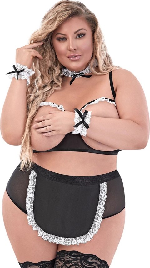 Magic Silk Dress Up Fancy Fluffer Plus Size zestaw z koronką Magic Silk Dress Up Fancy Fluffer Plus Size zestaw z koronką