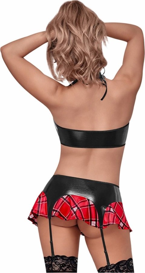 Magic Silk Dress Up Sophomore SM - komplet halter ze spodnicą i krawatem Magic Silk Dress Up Sophomore SM - komplet halter ze spodnicą i krawatem