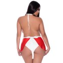 Magic Silk Dress Up Sukienka z opaską i majtkami, plus size, czerwona