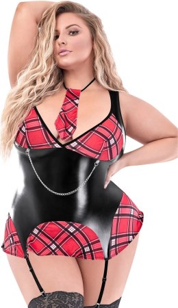 Magic Silk Flirty Dress Up Plus Size - Sukienka z Łańcuszkiem i Dodatkami