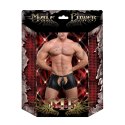 Male Power Fetish szorty L/XL z otwartym systemem i odpinanymi paskami