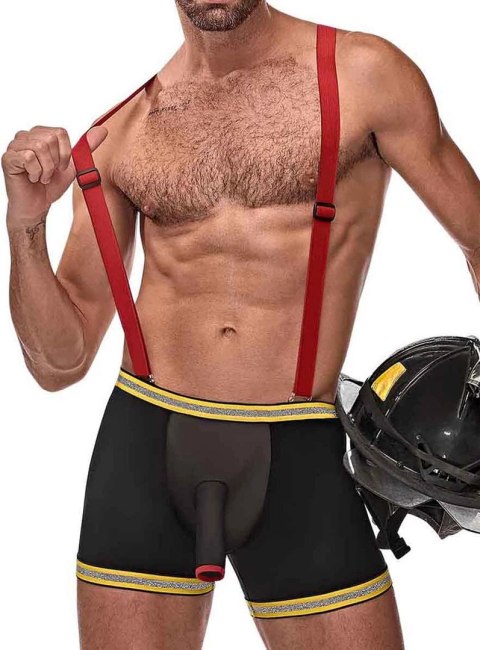 Male Power Kostium Strażaka L/XL z Regulacją i Siateczką Male Power Kostium Strażaka L/XL z Regulacją i Siateczką