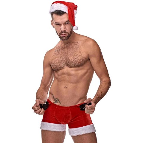 Male Power Kostium Świąteczny L/XL z Czapką i Wykończeniem Pluszowym Male Power Kostium Świąteczny L/XL z Czapką i Wykończeniem Pluszowym