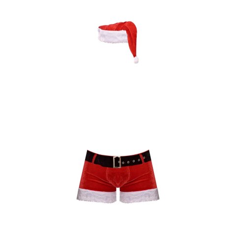 Male Power Kostium Świąteczny L/XL z Czapką i Wykończeniem Pluszowym Male Power Kostium Świąteczny L/XL z Czapką i Wykończeniem Pluszowym