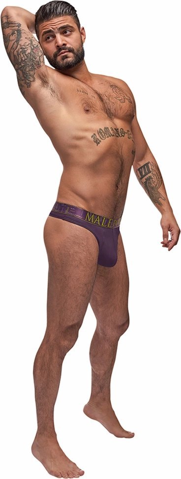 Male Power LXL Avant-Garde Stringi z podtrzymującą kieszenią czarne Male Power LXL Avant-Garde Stringi z podtrzymującą kieszenią czarne