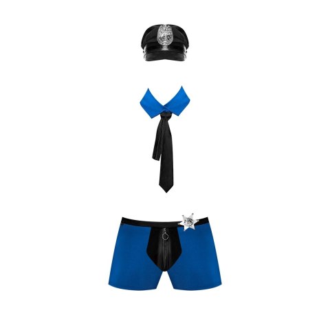 Male Power LXL zestaw oficera 3-częściowy z szortami i akcesoriami Male Power LXL zestaw oficera 3-częściowy z szortami i akcesoriami