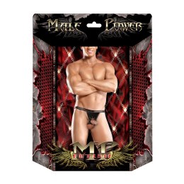 Male Power Power Sock Fetish uprząż z elastycznym paskiem i ćwiekami