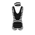 Male Power Prisoner Singlet - kostium więzienny z czapką, rozmiar uniwersalny
