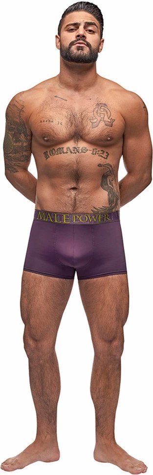 Male Power Szorty Enhancer S z wygodnym pasem i gładkim wykończeniem Male Power Szorty Enhancer S z wygodnym pasem i gładkim wykończeniem