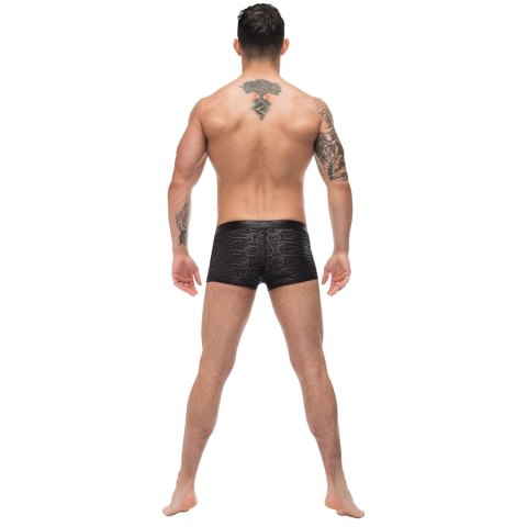 Male Power Zip It szorty XL z ukośnym zamkiem, czarne Male Power Zip It szorty XL z ukośnym zamkiem, czarne