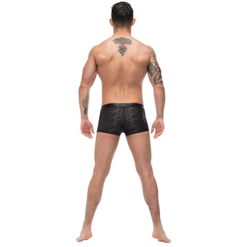 Male Power Zip It szorty męskie z ukośnym zamkiem, czarne, rozmiar M Male Power Zip It szorty męskie z ukośnym zamkiem, czarne, rozmiar M