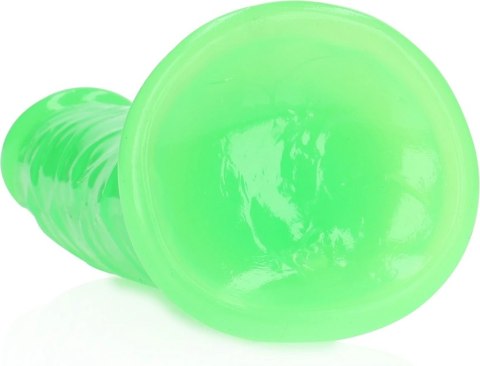 RealRock Glow in the Dark model 18 cm z przyssawką silikonowy RealRock Glow in the Dark model 18 cm z przyssawką silikonowy