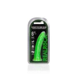RealRock Model Glow in the Dark 15,5 cm - anatomiczna powierzchnia, przyssawka