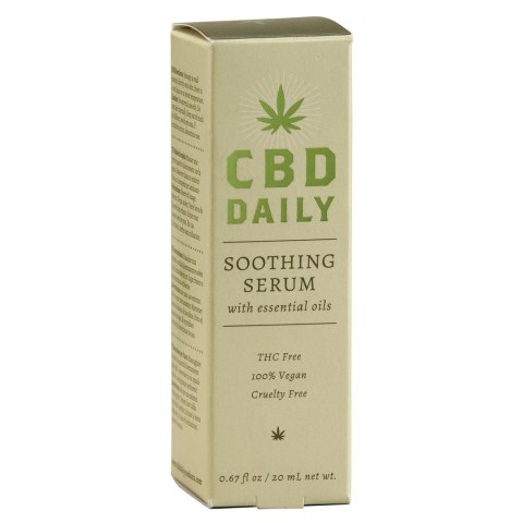 Earthly Body Serum łagodzące z CBD i olejem awokado 20 ml Earthly Body Serum łagodzące z CBD i olejem awokado 20 ml