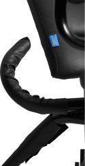 EasyToys Fotel wielopozycyjny z regulacją, stalowy, czarny 175x83x124cm