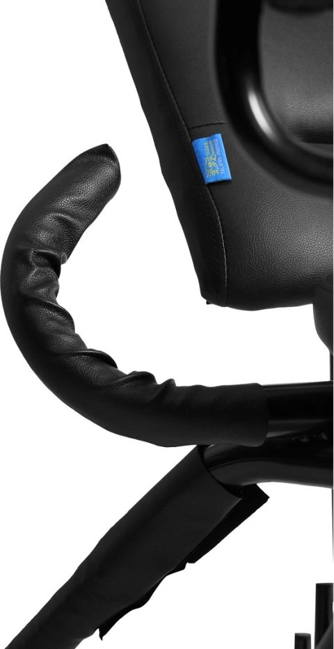EasyToys Fotel wielopozycyjny z regulacją, stalowy, czarny 175x83x124cm EasyToys Fotel wielopozycyjny z regulacją, stalowy, czarny 175x83x124cm