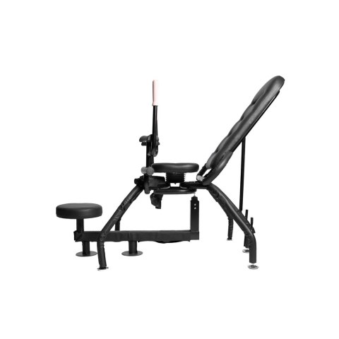 EasyToys Fotel wielopozycyjny z regulacją, stalowy, czarny 175x83x124cm EasyToys Fotel wielopozycyjny z regulacją, stalowy, czarny 175x83x124cm