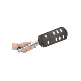 Ouch! by Shots skorzana packa z otworami stalowy uchwyt 43,8cm