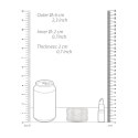 Sinner Gear No.93 Elastyczna Osłona Intymna ze Stoperem, TPE, 4 cm