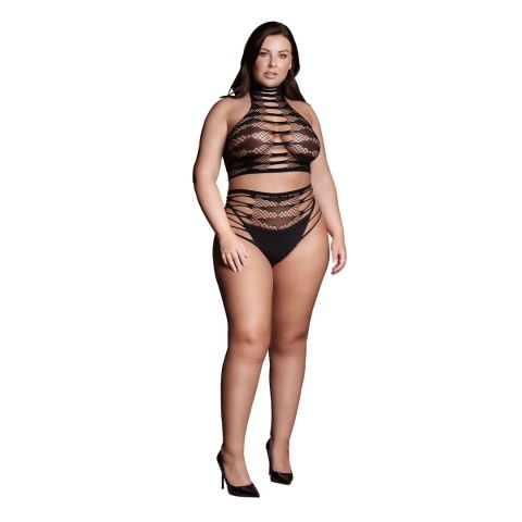 El Desir Carpo Plus Size komplet dwuczęściowy XL-XXXXL czarny El Desir Carpo Plus Size komplet dwuczęściowy XL-XXXXL czarny