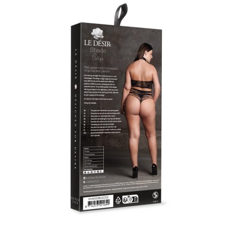 El Desir Carpo Plus Size komplet dwuczęściowy XL-XXXXL czarny El Desir Carpo Plus Size komplet dwuczęściowy XL-XXXXL czarny
