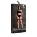 Le Desir Ananke Plus Size - komplet 3-częściowy, czarny, XL-XXXXL