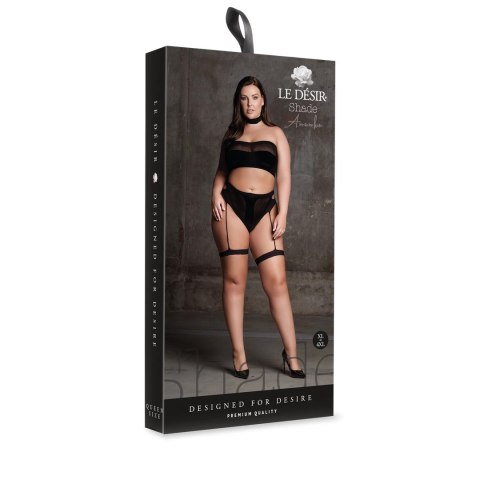 Le Desir Ananke Plus Size - komplet 3-częściowy, czarny, XL-XXXXL Le Desir Ananke Plus Size - komplet 3-częściowy, czarny, XL-XXXXL