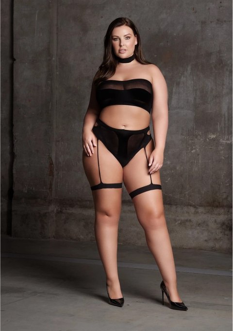 Le Desir Ananke Plus Size - komplet 3-częściowy, czarny, XL-XXXXL Le Desir Ananke Plus Size - komplet 3-częściowy, czarny, XL-XXXXL