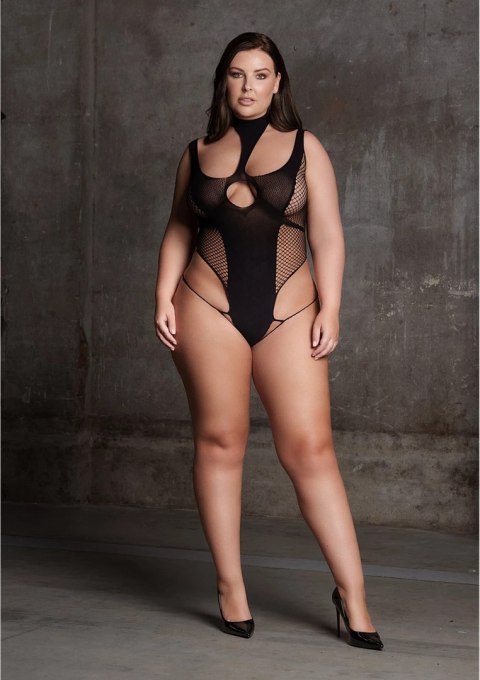 Le Desir Bodystocking Cyllene Plus Size - elastyczne body z golfem XL-XXXXL Le Desir Bodystocking Cyllene Plus Size - elastyczne body z golfem XL-XXXXL
