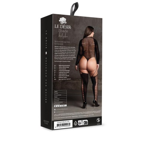 Le Desir Bodystocking Kalyke Plus Size czarny XL-XXXXL elastyczny Le Desir Bodystocking Kalyke Plus Size czarny XL-XXXXL elastyczny