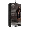 Le Desir Carme Plus Size dopasowana sukienka długa czarna XL-XXXXL