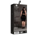Le Desir Kala zestaw top + spodnica modelująca Plus Size czarny