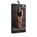 Le Desir Metis Body Plus Size z paskami i siateczką XL-XXXXL