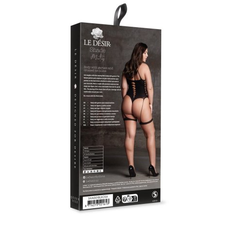 Le Desir Metis Body Plus Size z paskami i siateczką XL-XXXXL Le Desir Metis Body Plus Size z paskami i siateczką XL-XXXXL