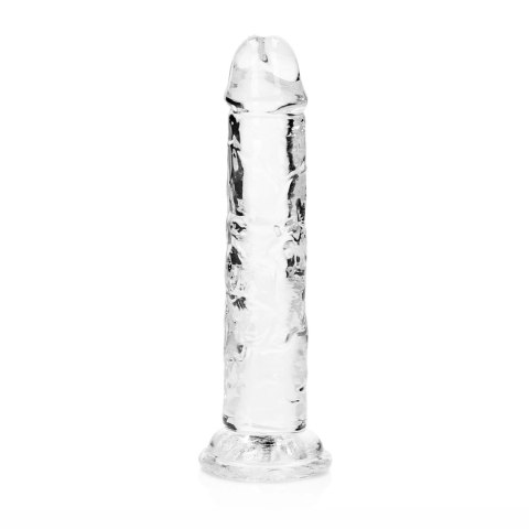 RealRock CRYSTAL CLEAR - Model z przyssawką 14,5 cm, transparentny RealRock CRYSTAL CLEAR - Model z przyssawką 14,5 cm, transparentny