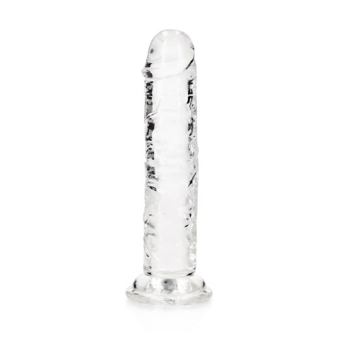 RealRock CRYSTAL CLEAR - Model z przyssawką 14,5 cm, transparentny RealRock CRYSTAL CLEAR - Model z przyssawką 14,5 cm, transparentny
