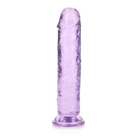RealRock Crystal Clear 18 cm - model przezroczysty z przyssawką RealRock Crystal Clear 18 cm - model przezroczysty z przyssawką