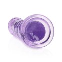 RealRock Crystal Clear 18 cm - model przezroczysty z przyssawką