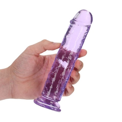 RealRock Crystal Clear 18 cm - model przezroczysty z przyssawką RealRock Crystal Clear 18 cm - model przezroczysty z przyssawką