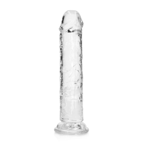 RealRock Crystal Clear 18 cm - model z przyssawką, transparentny RealRock Crystal Clear 18 cm - model z przyssawką, transparentny