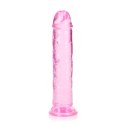 RealRock Crystal Clear 20 cm - model z przyssawką, przezroczysty