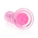 RealRock Crystal Clear 20 cm - model z przyssawką, przezroczysty