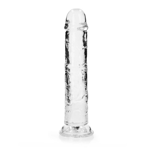RealRock Crystal Clear 23 cm - Model z Przyssawką, Transparentny RealRock Crystal Clear 23 cm - Model z Przyssawką, Transparentny