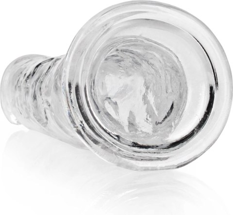 RealRock Crystal Clear 23 cm - Model z Przyssawką, Transparentny RealRock Crystal Clear 23 cm - Model z Przyssawką, Transparentny