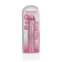 RealRock Crystal Clear 23 cm - Model z Przyssawką, Transparentny
